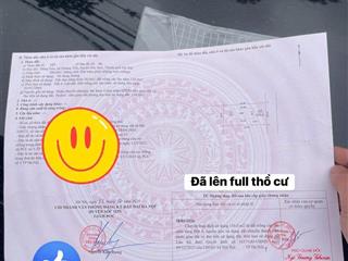 Hàng siêu hiếm. dt 200m2 full thổ cư, giáp bìa làng tại đông sơn, quang tiến. giá đầu tư