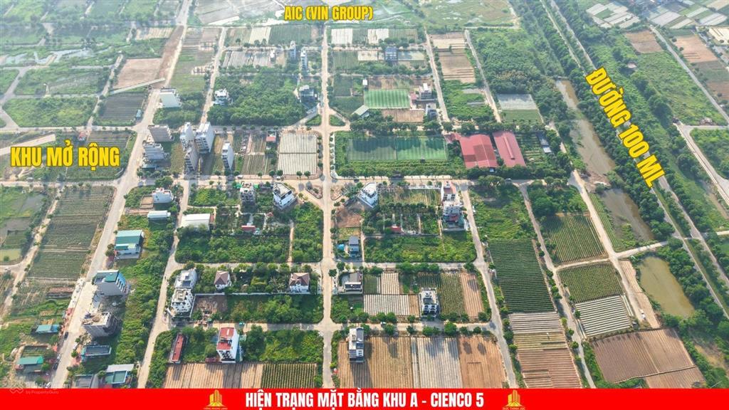 4xtr/m2  lô nền bt 300m2 khu a cienco 5, sổ đỏ, giá hời khu
