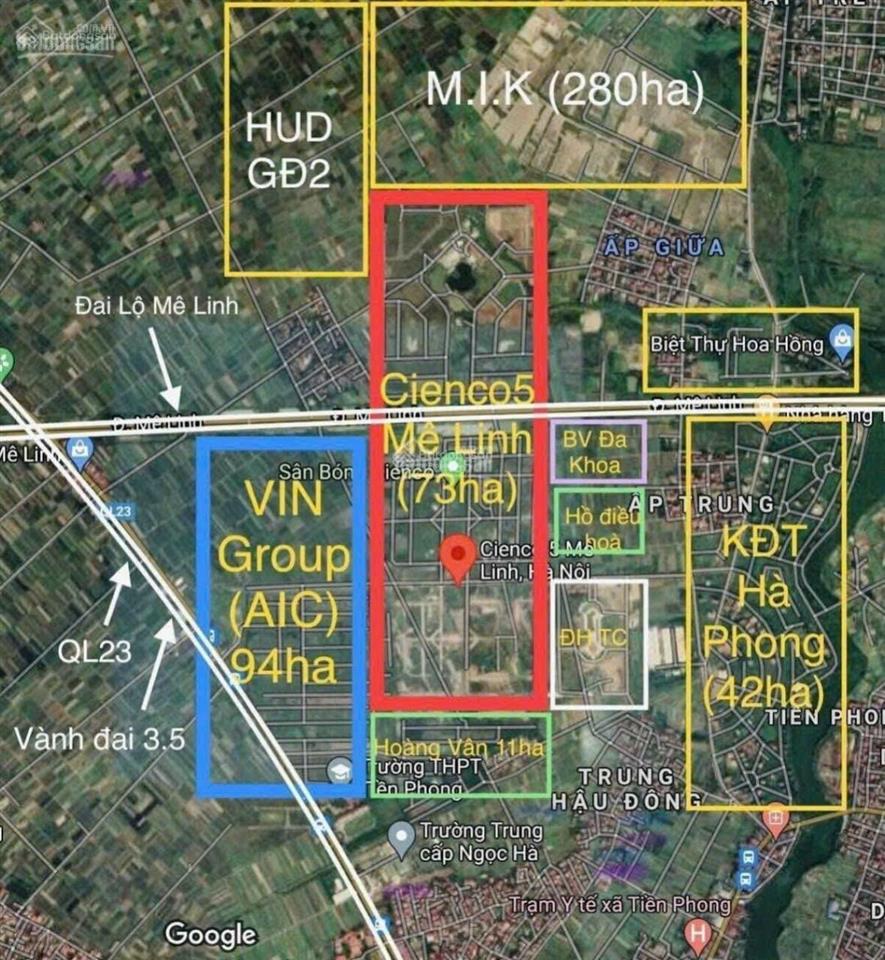 Chính chủ cần bán nhanh lô nền lk 5 khu b cienco 5 hướng đông đường 24m to nhất dự án. giá cực tốt