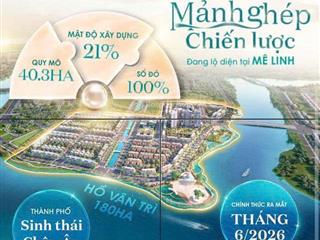 Bán căn giá rẻ, phân khu bạch ngọc tại pearl rivera hà nội, đường 21m, hưởng full csbh