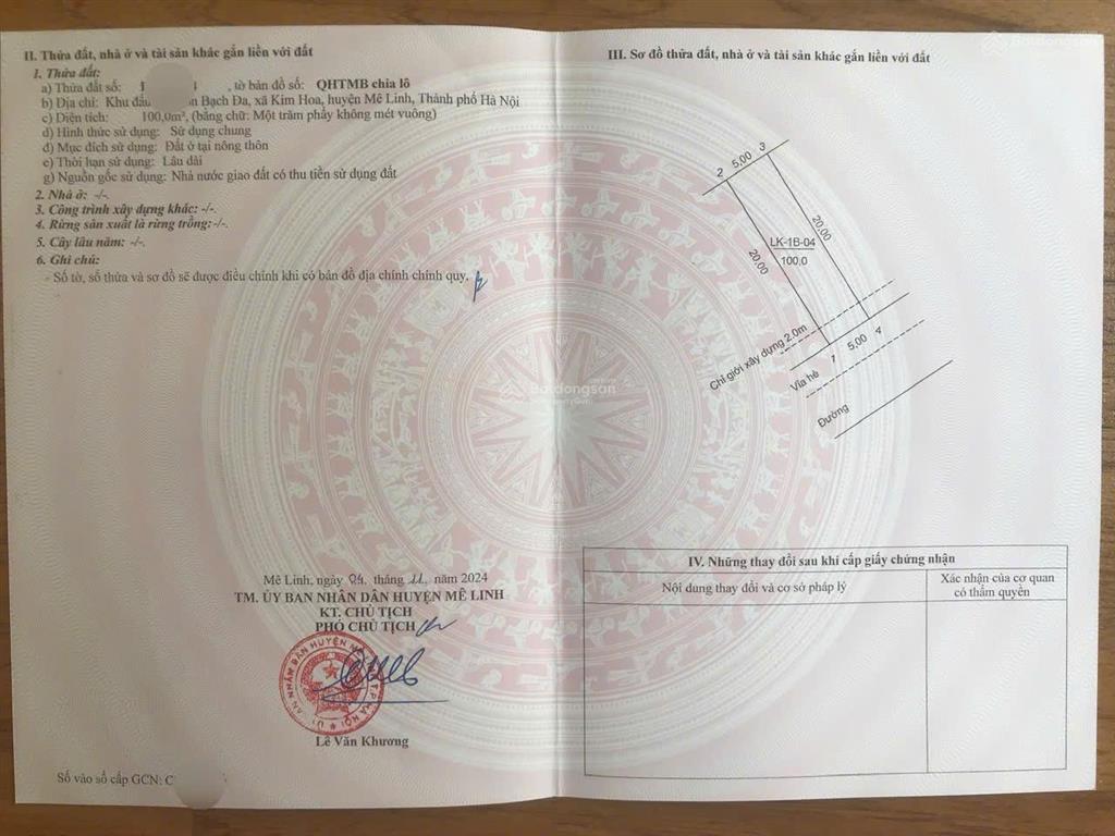 Chính chủ cần bán gấp 100m2 tại đấu giá bạch đa, đẹp không tì vết, giảm sâu cho ai thiện chí