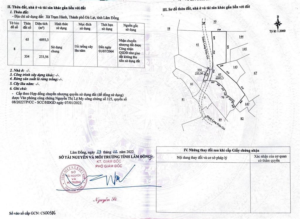 Bán đất đồi chè cầu đất  view săn mây  đường 7m điện gió
