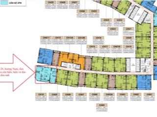 Căn hộ 3pn, tầng 20, tòa charm, charmora city, logia hướng nam