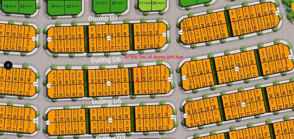 Nhà liền kề, 1 trong 72 căn xẻ khe bán đợt 1, 3 tầng, hướng đông bắc, thuộc dự án charmora city