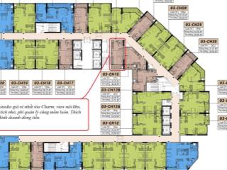 Căn studio số 16 nhỏ xinh, tòa charm, charmora city nha trang.