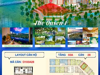 Charmora city, onsen 1, view pháo hoa, khai thác dòng tiền trọn đời