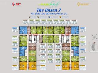 Chính thức công bố mặt bằng tầng the onsen 2 cơ hội sở hữu căn hộ khoáng nóng cao cấp.