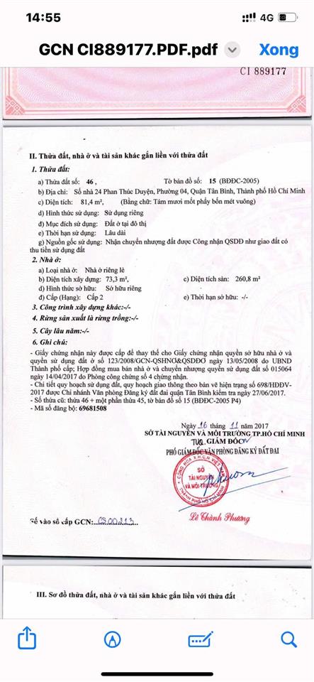 2224 phan thúc duyện, tân bình, 203,9m², giá 75 tỷ đến hết tháng 7