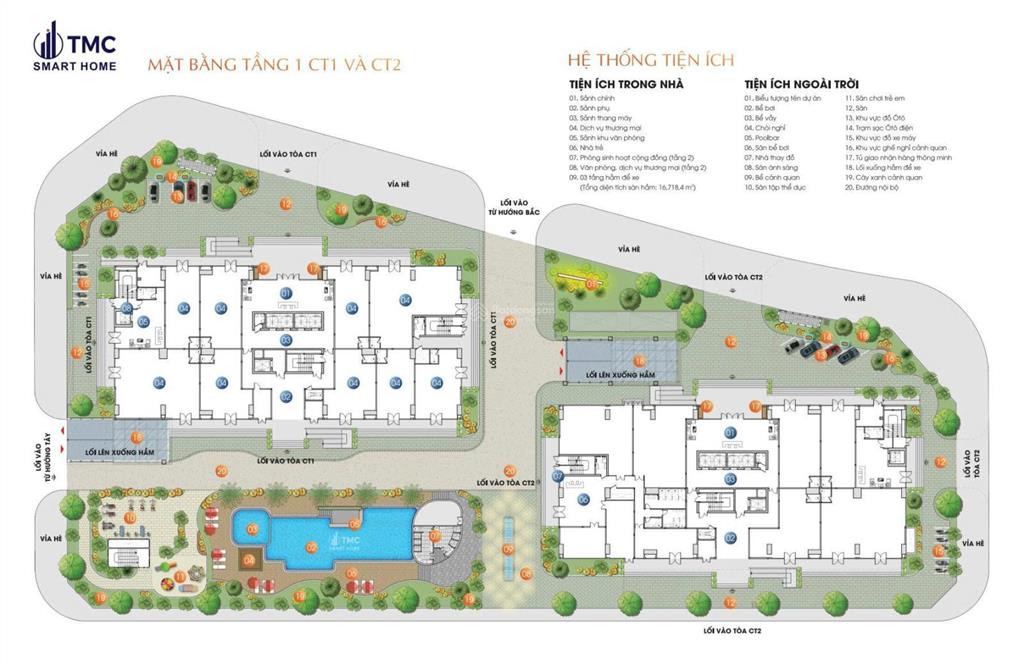 Vị trí chiến lược  kết nối nhanh vành đai 3, trung tâm hành chính, trường học & bệnh viện lớn