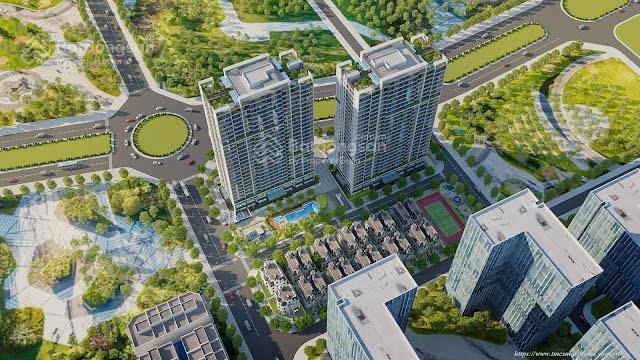 Vị trí chiến lược  kết nối nhanh vành đai 3, trung tâm hành chính, trường học & bệnh viện lớn