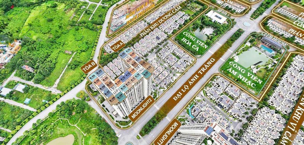 Giá chỉ 4.3 tỷ sở hữu căn moonlight 2 tại kđt an lạc green symphony, hoài đức, hà nội