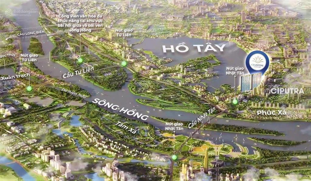 Cơ hội sở hữu bất động sản với vị trí đắc địa khu vực tây hồ