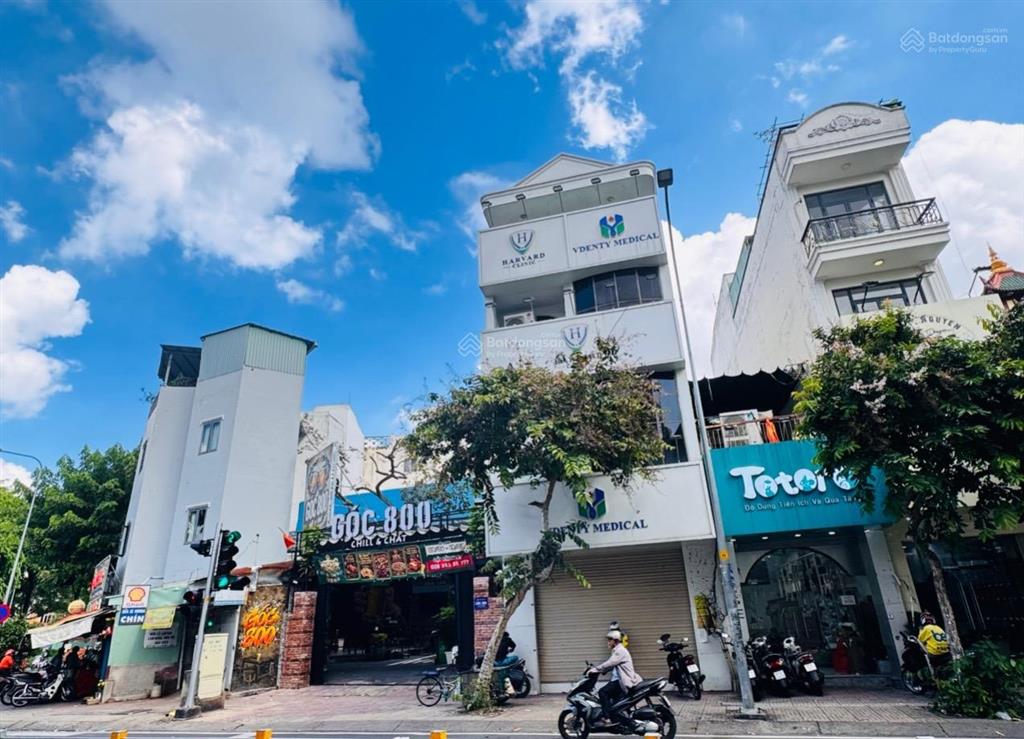 Bán nhà 4 tầng mặt tiền nguyễn đình chiểu, p. bàn cờ  dt đất 131m²  hđt đều 1,1 tỷ/năm