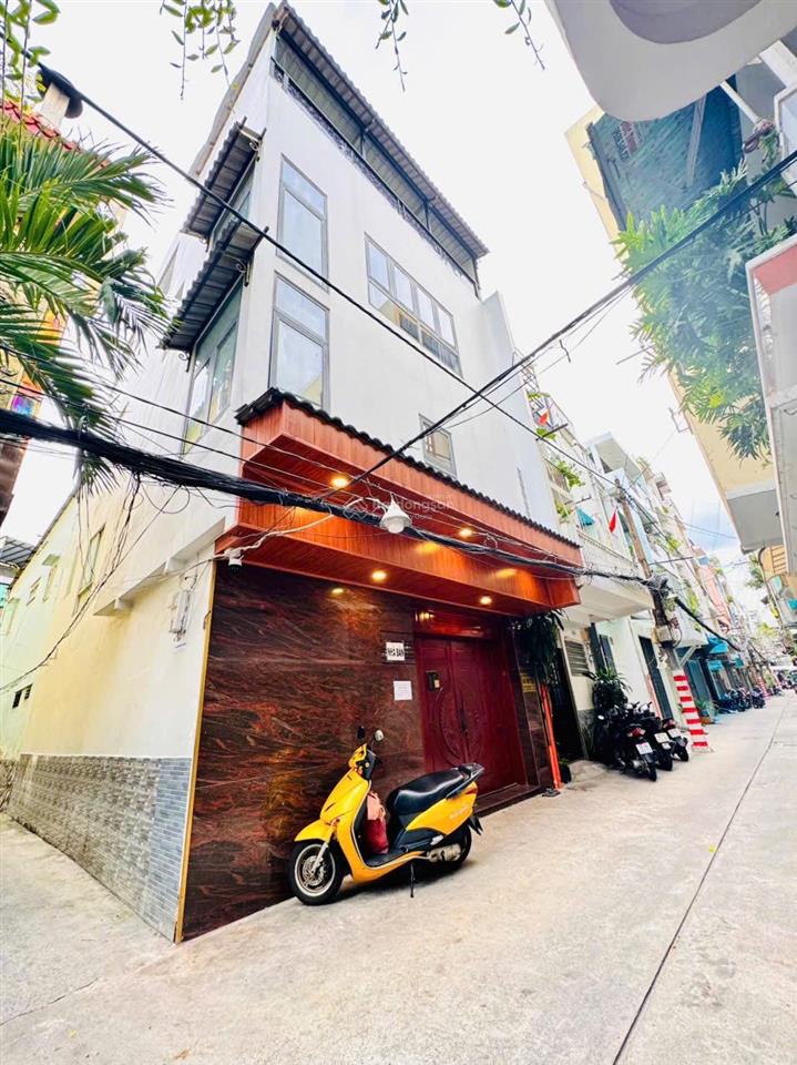 Bán nhà 4 tầng góc 2 mặt tiền hxh nguyễn đình chiểu, p.bàn cờ ngang đẹp 5,8m*10,5m full nội thất