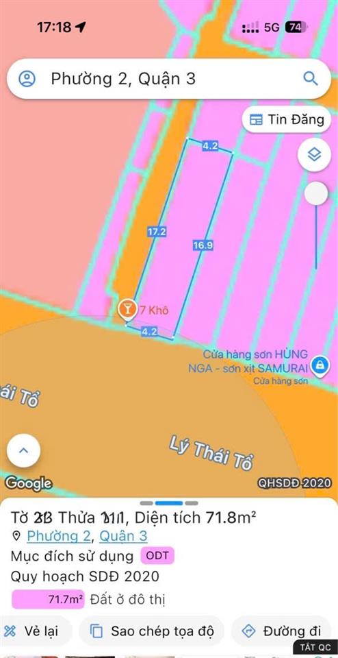 QUẬN 3: BÁN NHÀ 5 TẦNG CĂN GÓC 2 MẶT TIỀN LÝ THÁI TỔ- 4,2M*17M VUÔNG ĐẸP- NGAY VÒNG XOAY