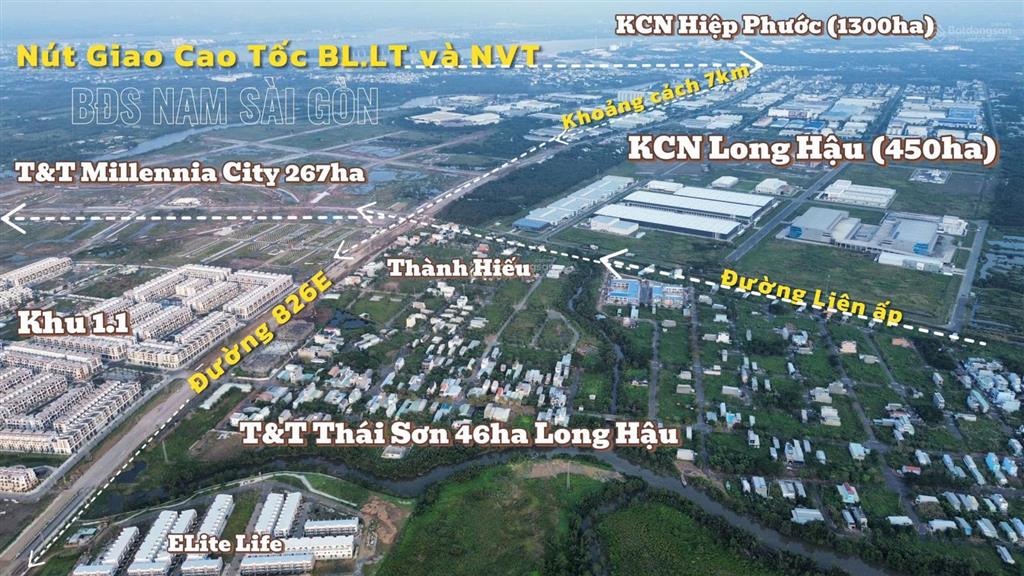 Bán nền ngay công viên kdc thái sơn liền kề t&t milennia cty giá tốt chỉ  vnđ