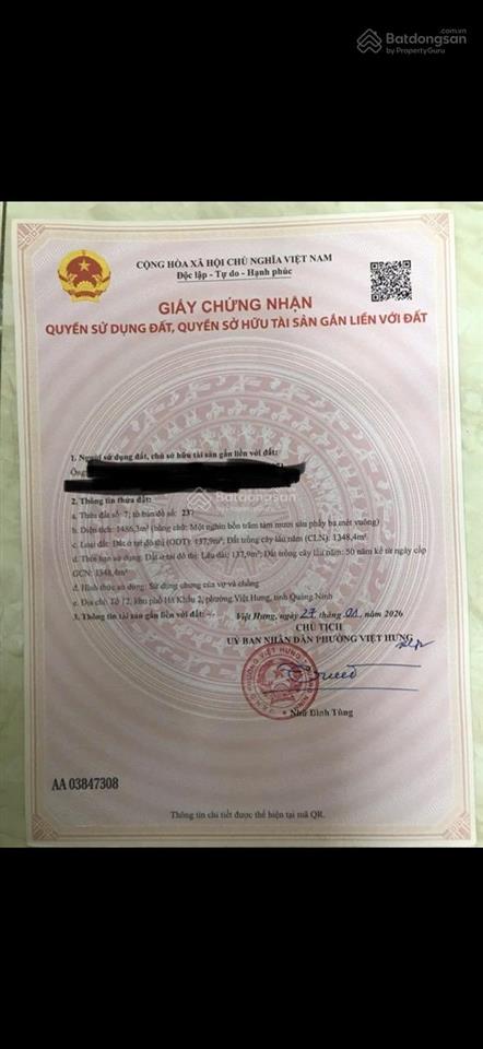 Chính chủ gửi bán lô mặt đường rộng đẹp, có thể phân lô. giá cắt lỗ đang cực rẻ so với cùng vị trí.