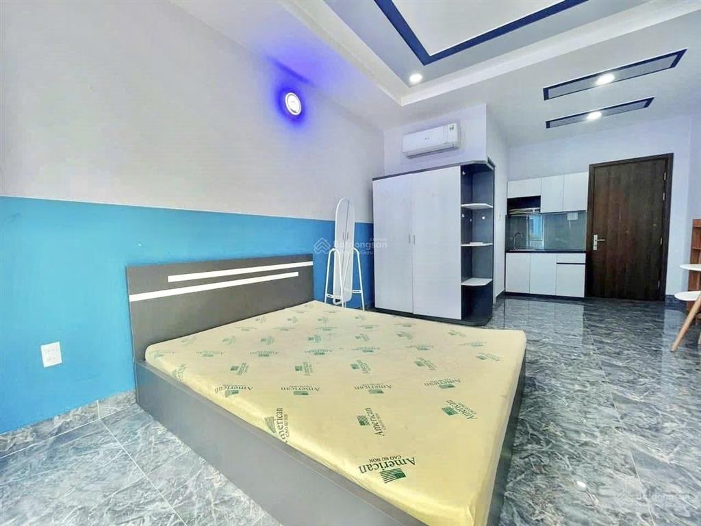 Cho thuê studio 37m2 ban công, full nội thất ngay phan tây hồ gần phan đăng lưu, khu phan xích long