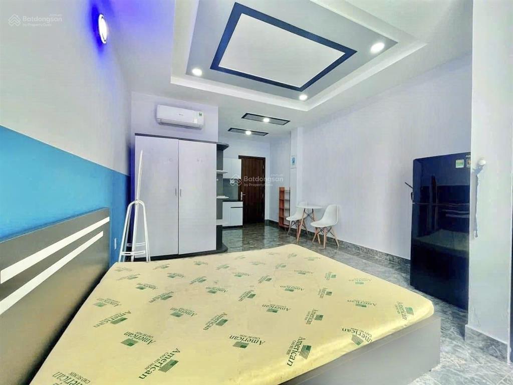 Cho thuê studio 37m2 ban công, full nội thất ngay phan tây hồ gần phan đăng lưu, khu phan xích long