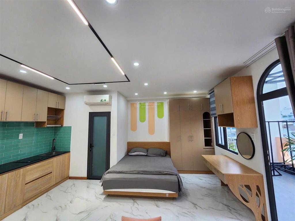 Cho thuê căn hộ 38m2 ngay ung văn khiêm bình thạnh ban công thoáng full nội thất gần hutech uef