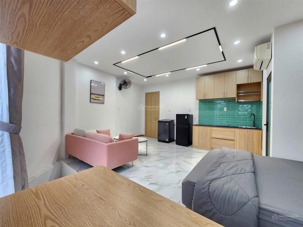 Cho thuê căn hộ 38m2 ngay ung văn khiêm bình thạnh ban công thoáng full nội thất gần hutech uef