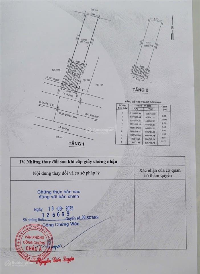 Bán nhà mặt tiền đường hiệp bình, gần nhiều trường học, chợ, siêu thị. khu vực không có qui hoạch