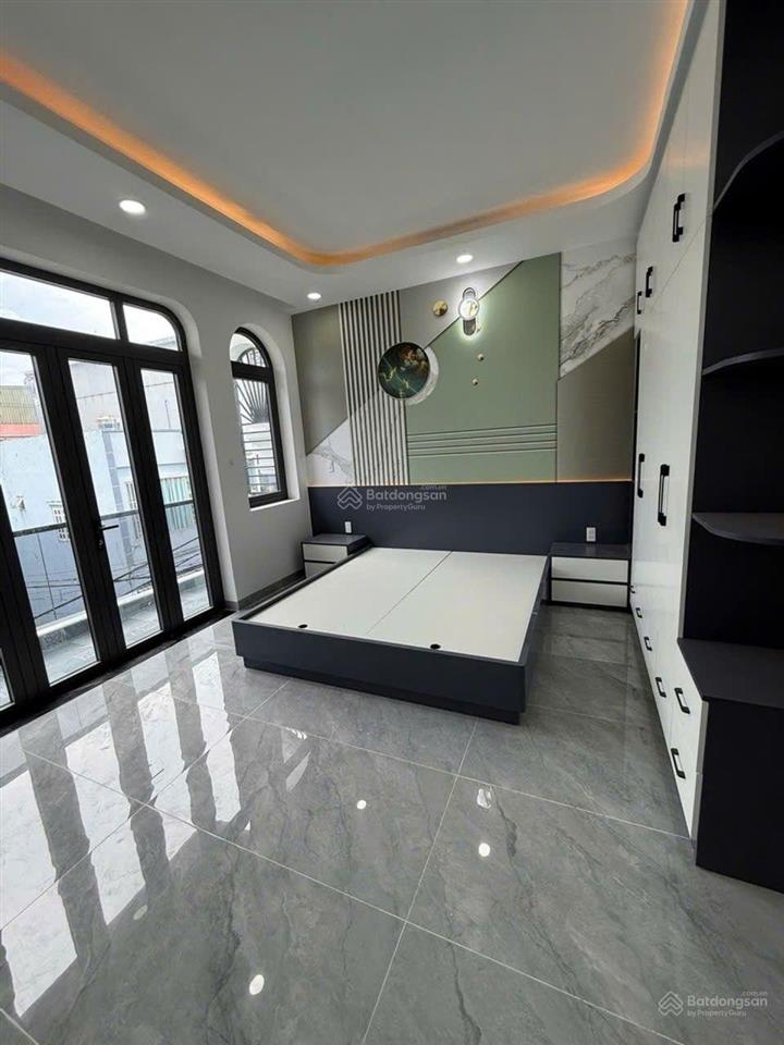 Bán nhà 4.5 x19m  4 tầng  5pn  hẻm xe tải  gần lê trọng tấn  giá 8.xtỷ