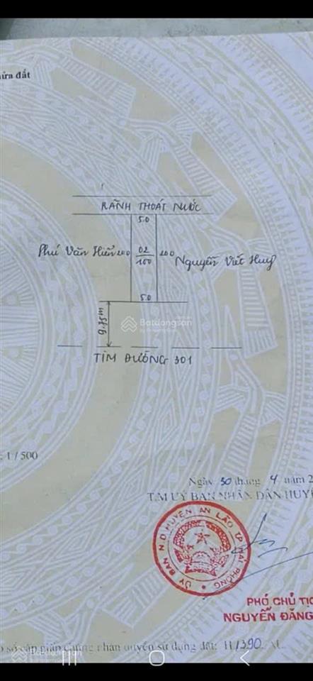 Lô đất siêu đẹp mặt đường 301 song song với khu công nghiệp tràng duệ 3.cơ hội cho ac nhanh tay.