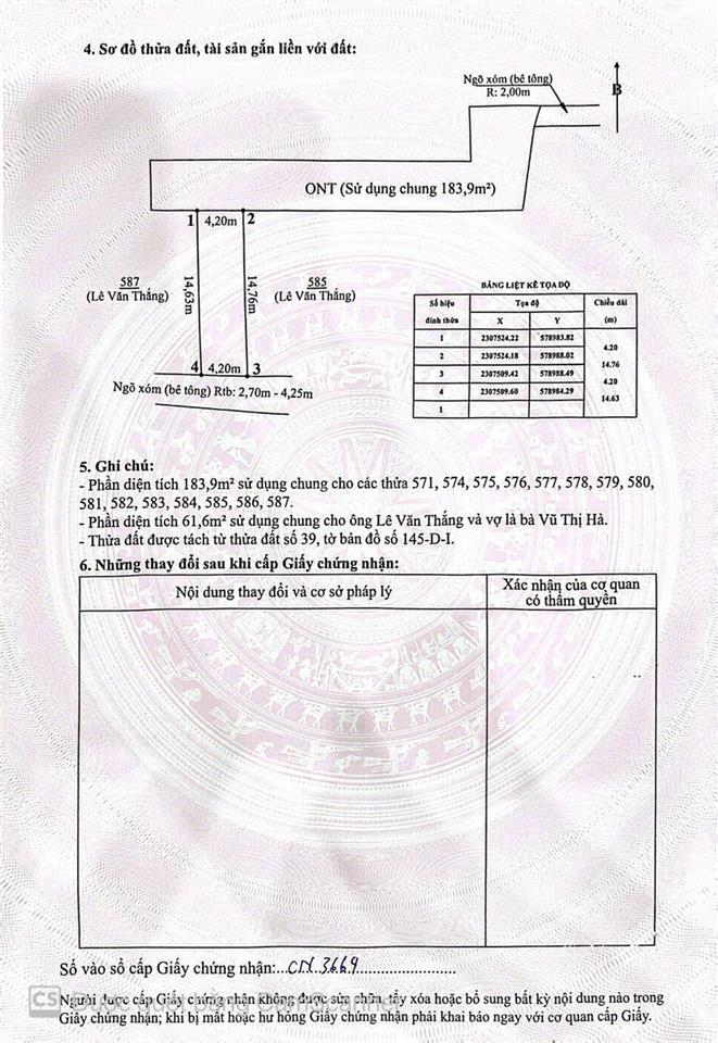 Lô đất hai mặt ngõ ngay giáp kcn tràng duệ 3 tại thượng trang giá chỉ 750 triệu.