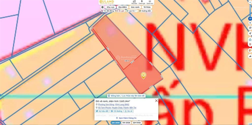Bán đất tại đường hương lộ 173, 1,8 tỷ, 1200m2, giá cực chất