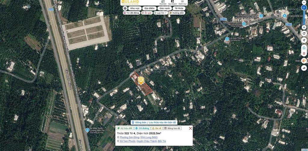 Bán đất tại đường hương lộ 173, 1,8 tỷ, 1200m2, giá cực chất