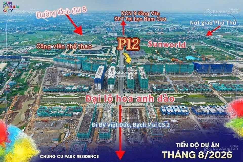Mở bán tòa hoa hậu p12 đối diện cvien sunworld  căn studio giá từ 1,4 tỷ  chiết khấu 17%