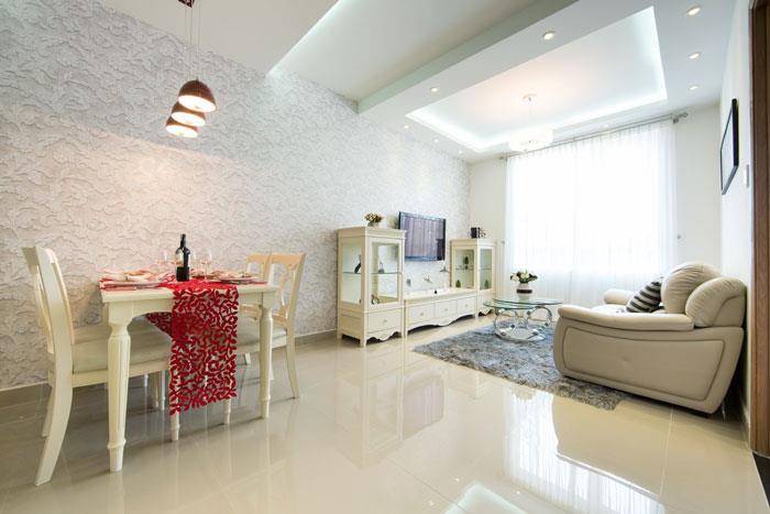 Cho thuê căn hộ the cbd, q.2. giá 9 triệu/tháng (2pn, 2wc, có 1 số nội thất).  0917 495 ***