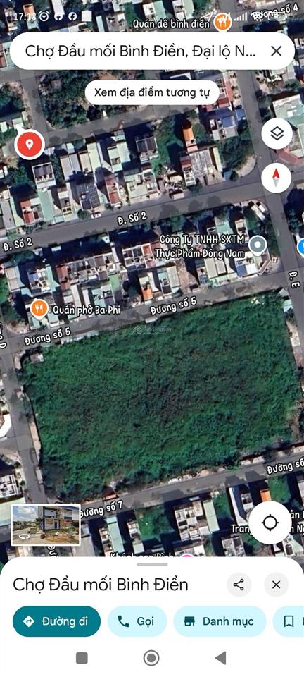Chính chủ cần tiền bán đất nền dự án kdc chợ bình điền, diện tích 80m2