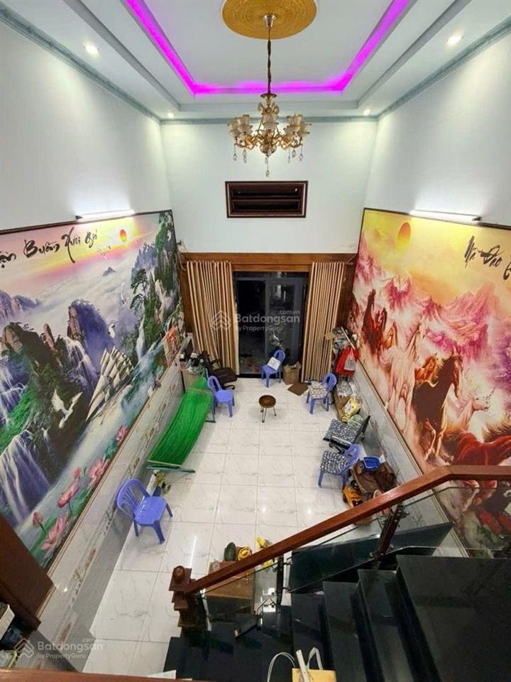 3.65 tỷ nhà đẹp kiên cố  hẻm xe hơi thông hiệp thành 17 q12 nở hậu dtsd 70m2 (4.2 x 17m)