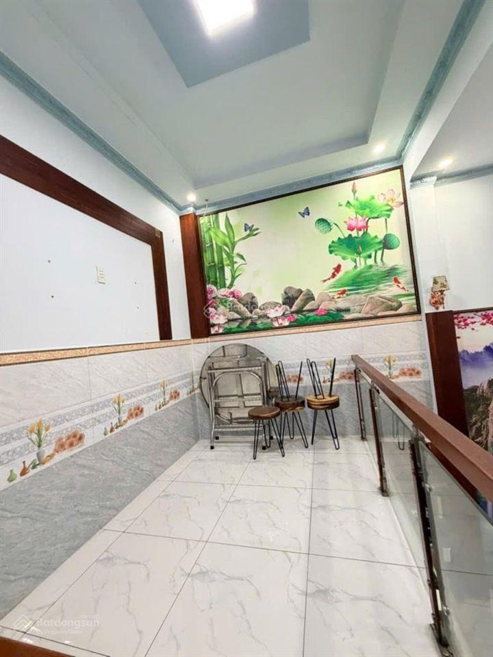 3.65 tỷ nhà đẹp kiên cố  hẻm xe hơi thông hiệp thành 17 q12 nở hậu dtsd 70m2 (4.2 x 17m)