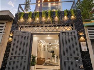 5.78 tỷ bl nhà đẹp kiên cố hxh ngay công viên hiệp thành city quận 12 3 tầng 4x15m full nội thất