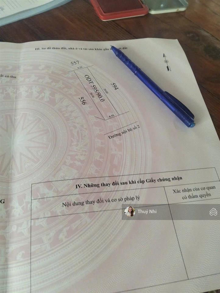 Cần bán gấp lô đất 126m2 đường nguyễn thị tấm, phước thạnh ,củ chi .giá 650 triệu, shr