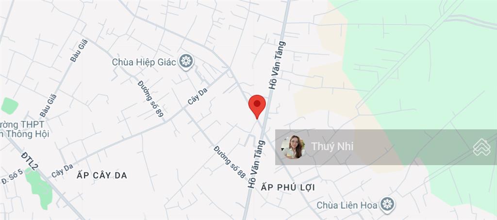 Bán gấp lô đất mặt tiền đường nguyễn thị lắng, củ chi 90m2 giá 1 tỷ 2 thương lượng