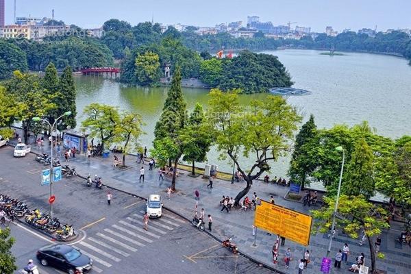 View hồ ! cho thuê nhà mặt phố phạm huy thông dt 189m  mt 9m nhận diện thương hiệu tốt