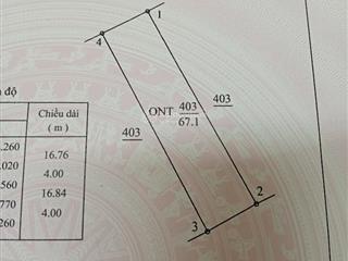 Bán đất tại xã vũ phúc, thái bình, 1,x tỷ, 67.1m2