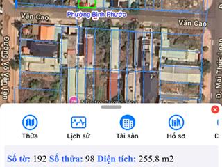 Bán đất chính chủ tđc (255 m2) p. tân bình đồng xoài
