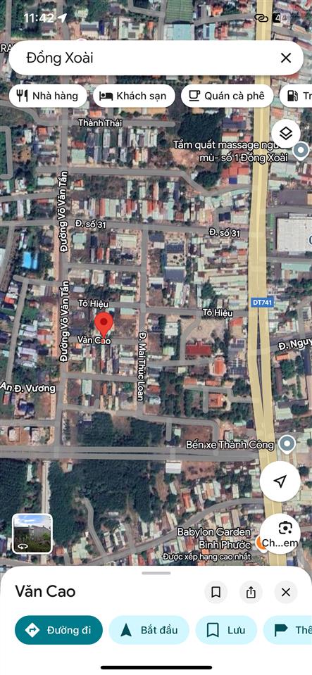 Bán đất chính chủ tđc (255 m2) p. tân bình đồng xoài
