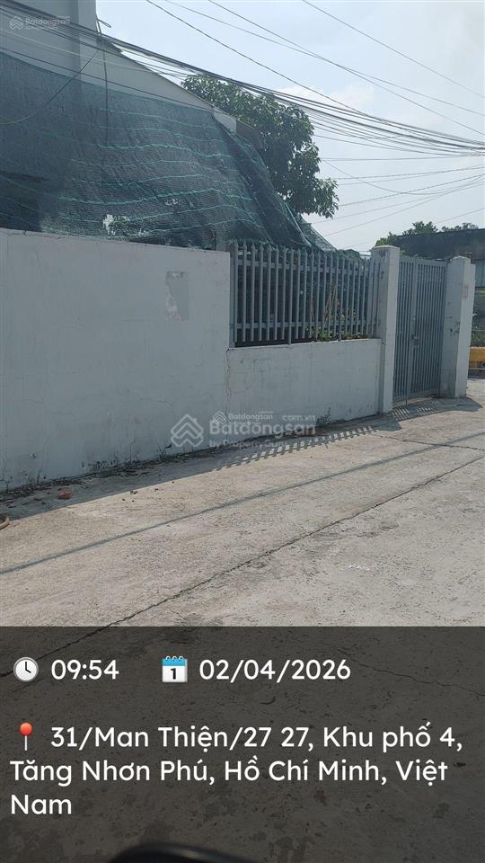 Chỉ 3.65 tỷ, sở hữu lô đất xây nhà hẻm 4m cách đường làng tăng phú 40m.