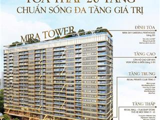 Căn hộ view biển/sông/núi  pháp lý sở sổ hồng lâu dài từng căn  bàn giao full nội thất liền tường