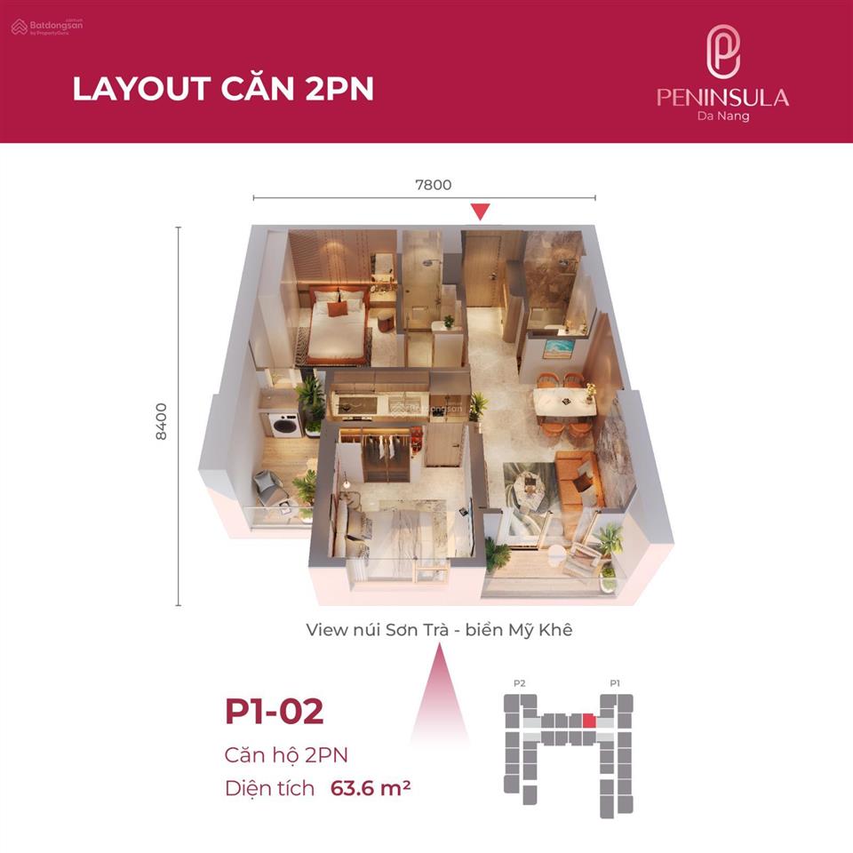Chỉ 1,x tỷ liệu có sở hữu được căn hộ trung tâm tp đà nẵng