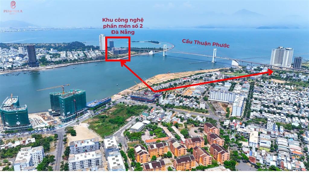 Căn góc hoa hậu peninsula! duy nhất tầng trung 2pn+ 1  view trực diện sông hàn, hàng cđt