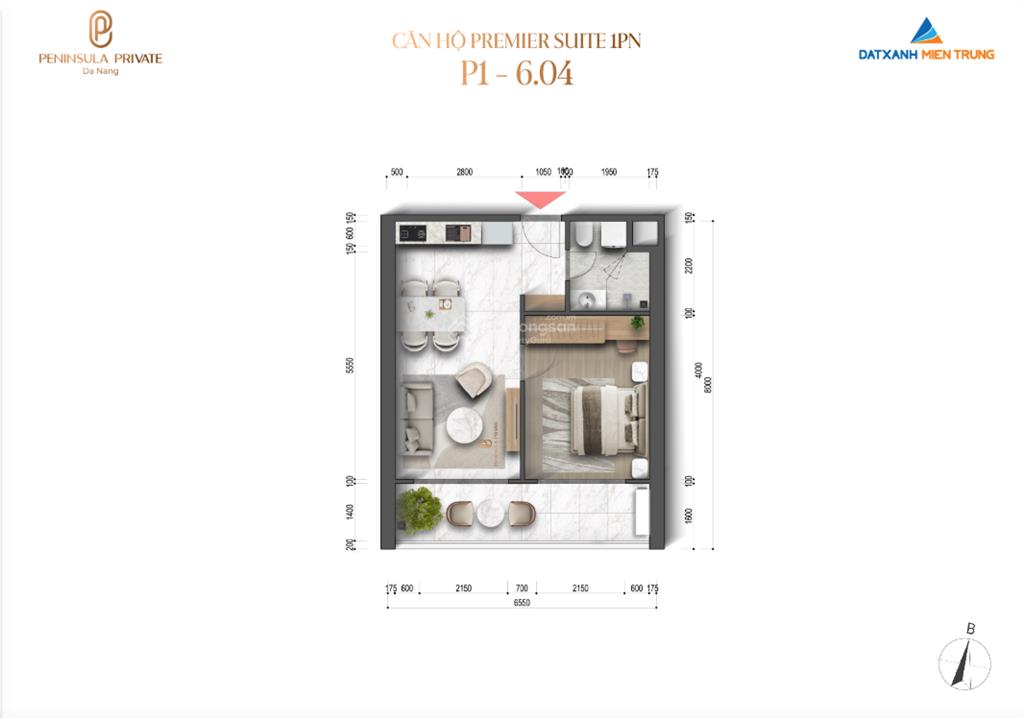 Giỏ hàng 500 căn hot || studio,1pn chiếm hơn 50%  giá chỉ từ 2,1tỷ  bàn giao nội thất liền tường