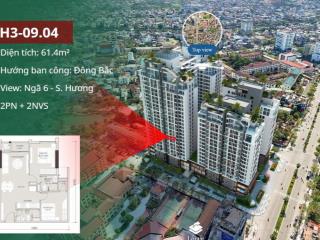 Chính chủ gởi bán căn 2pn trung tâm huế view sông hương  full nội thất  giá thương lượng