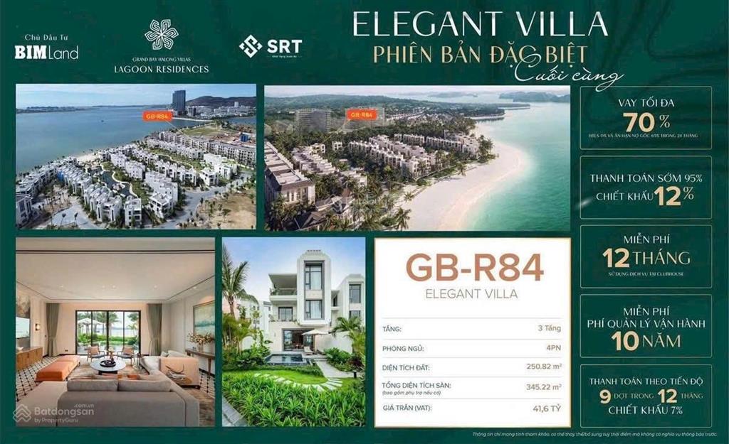 Biệt thự grand bay hạ long villas không gian sống riêng tư giữa trung tâm bãi cháy, giá cực tốt